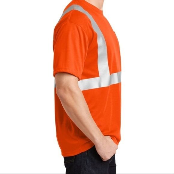 Corner Stone Orange safety shirt - Picture 4 of 11